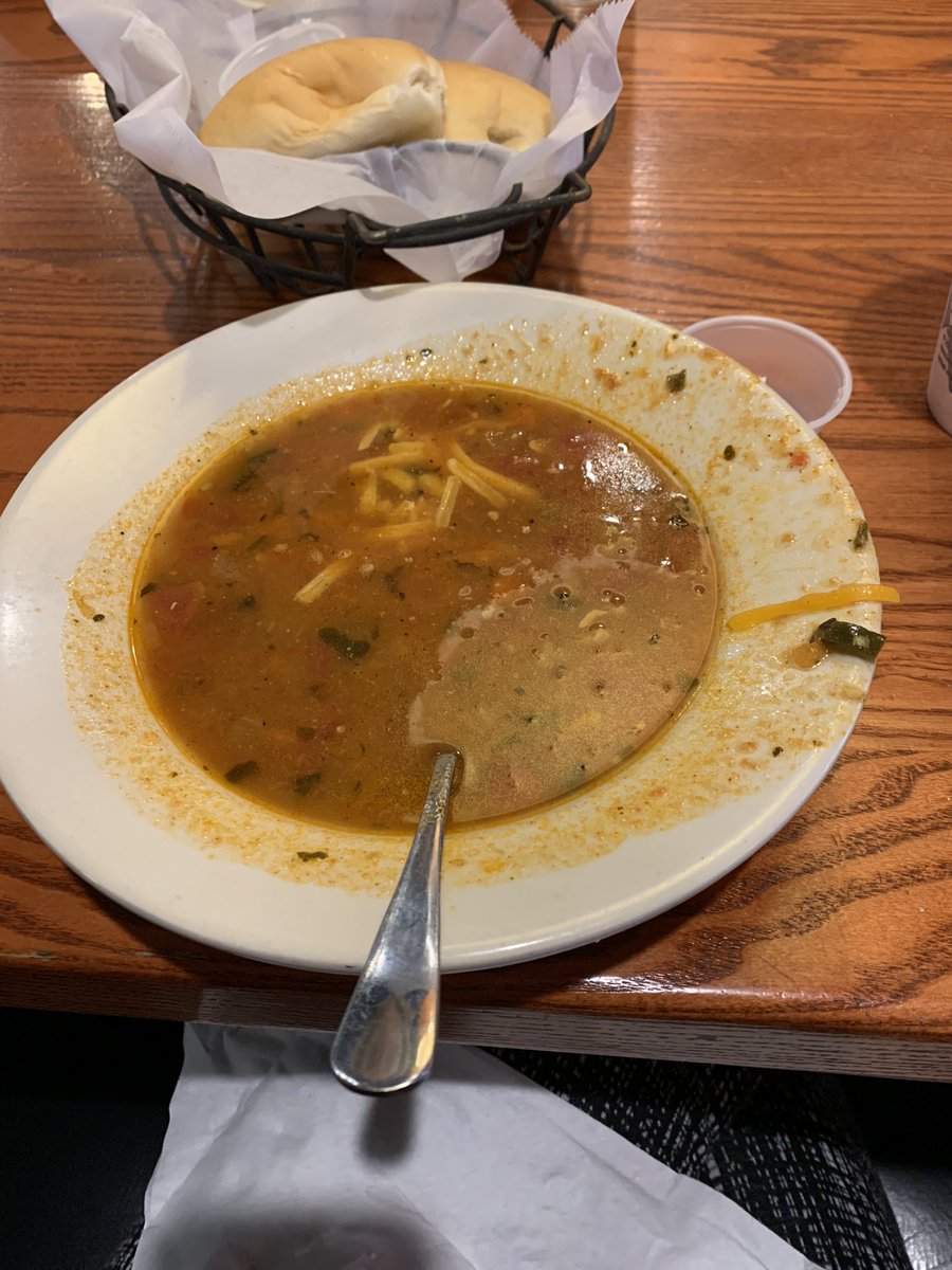 momofsb's tweet photo. @OCharleys I am very disappointed in my service at a location in Dickson,TN. I mean look at how my soup was served. This is just a part of it. #nothappy https://t.co/RrF7rSCMQs