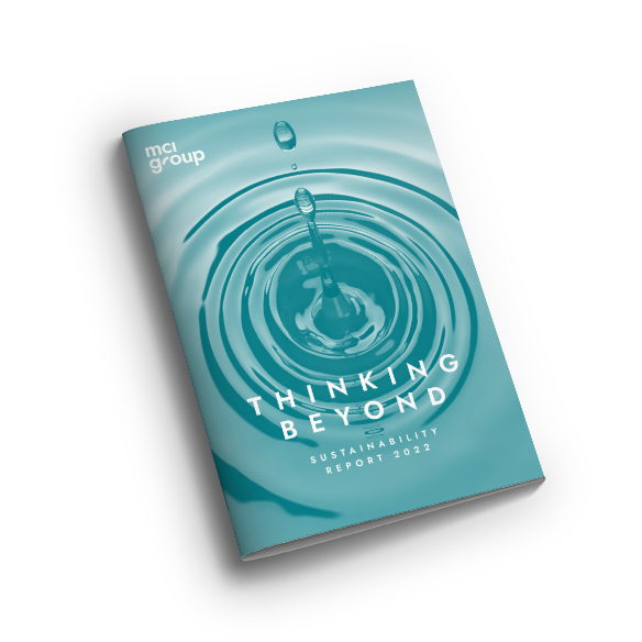 <a href="/mci_group/">mci group</a> has  just published its 2022 Sustainability Report!

 In 2022, we raised €3.5m for charity, launched 80 sustainable client projects, organised 3 Net Zero events, and dedicated 3,696 training hours and 1,909 volunteer hours.

🔗: mcigroupsustainabilityreport.com