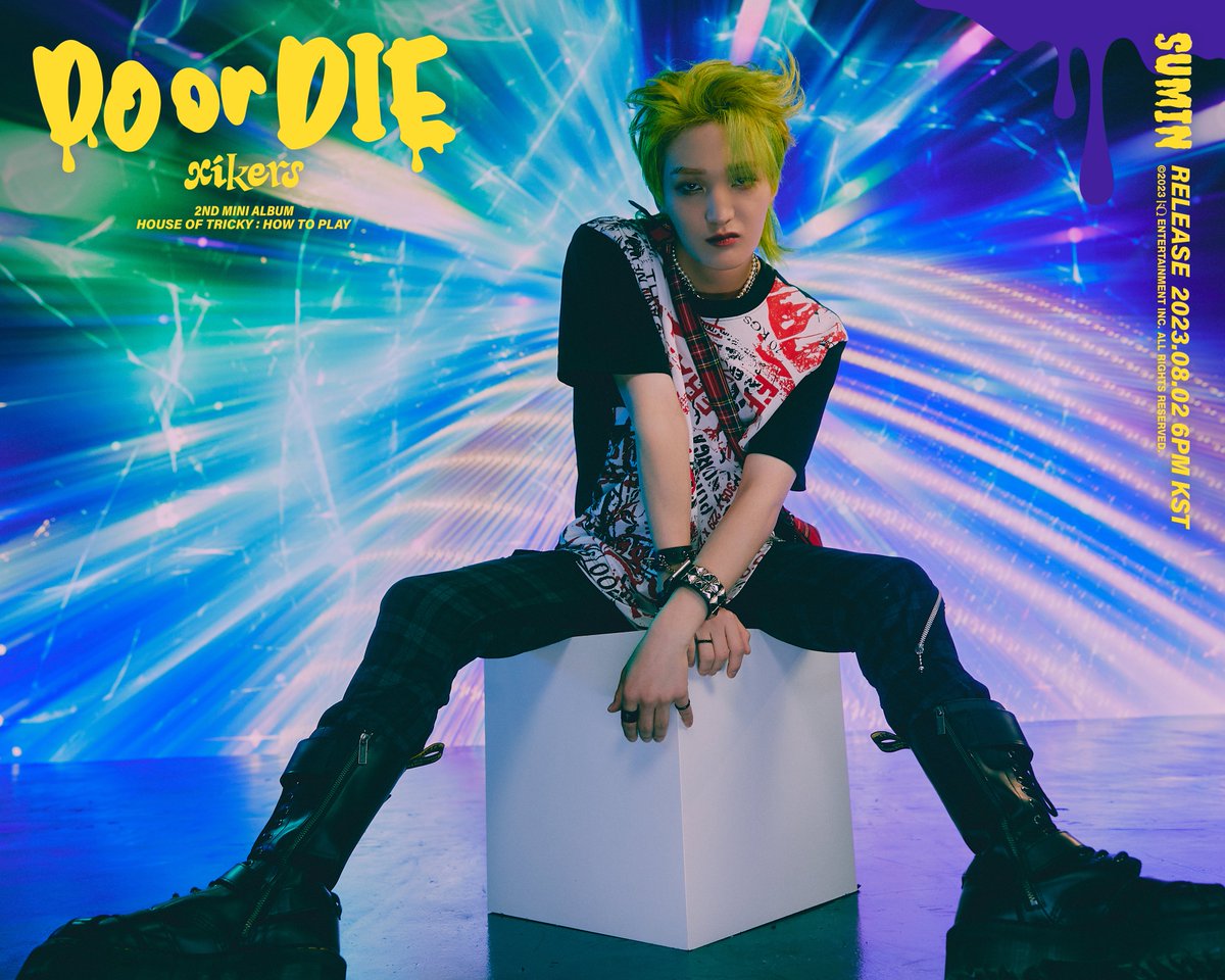 📷] xikers - HOW TO PLAY 'TRICKY' CONCEPT POSTER '수민(SUMIN