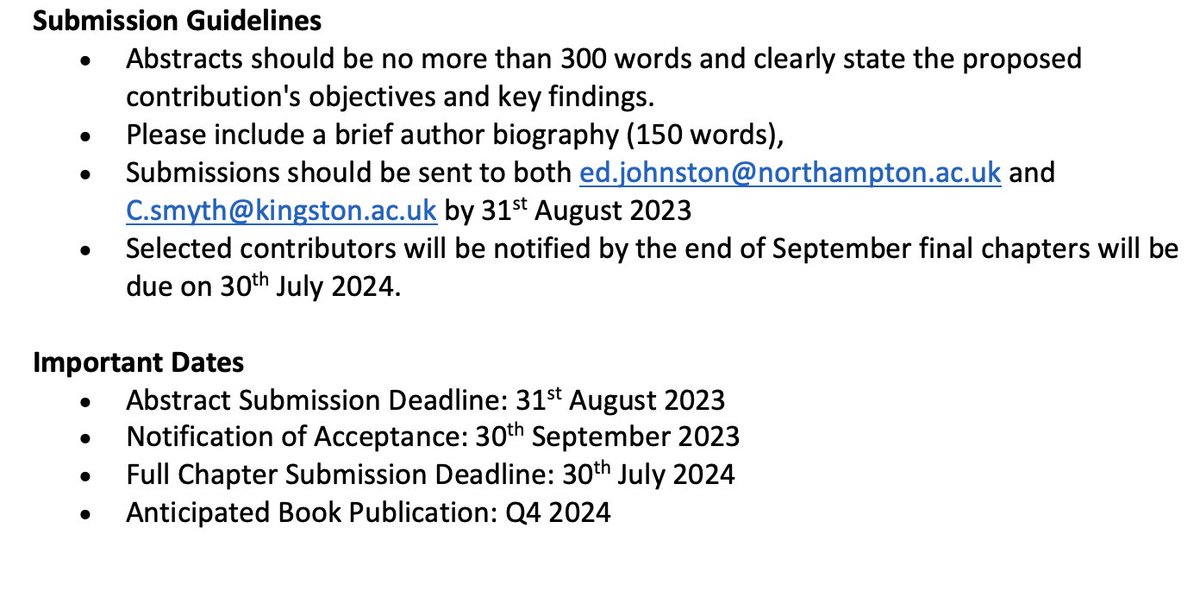 ***Call for Chapter Abstracts*** Notions of Justice in England and Wales. Please see the screenshots for details. Please RT