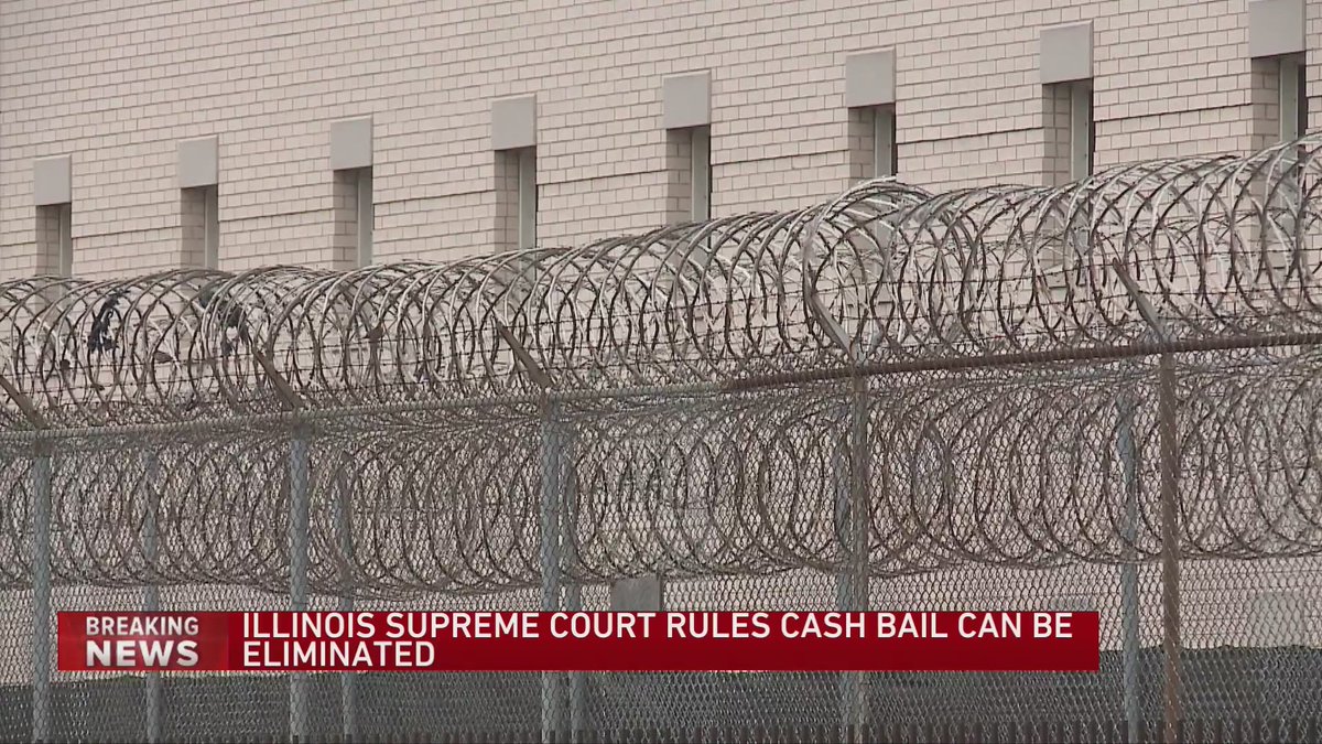 RT @WGNNews: #BreakingNews Illinois Supreme Court rules cash bail can be eliminated: https://t.co/0yMWqCVgxH https://t.co/Uv1eHIdoDc