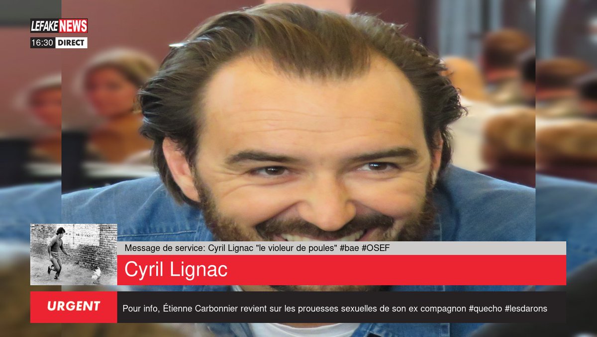❌ Message de service: Cyril Lignac "le violeur de poules" #bae #OSEF