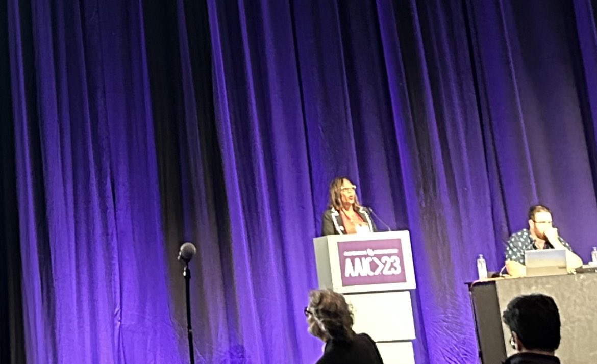 Melissa Lamar (@drmlamar) on Twitter photo <a href="/beyoung40/">Lisa L. Barnes, PhD (Barnes Young)</a> from <a href="/rushalzheimers/">Rush Alzheimer's Disease Center</a> presenting the long awaited MIND diet results <a href="/ISTAART/">ISTAART</a> #AAIC2023 <a href="/beyoung40/">Lisa L. Barnes, PhD (Barnes Young)</a> from <a href="/rushalzheimers/">Rush Alzheimer's Disease Center</a> presenting the long awaited MIND diet results <a href="/ISTAART/">ISTAART</a> #AAIC2023