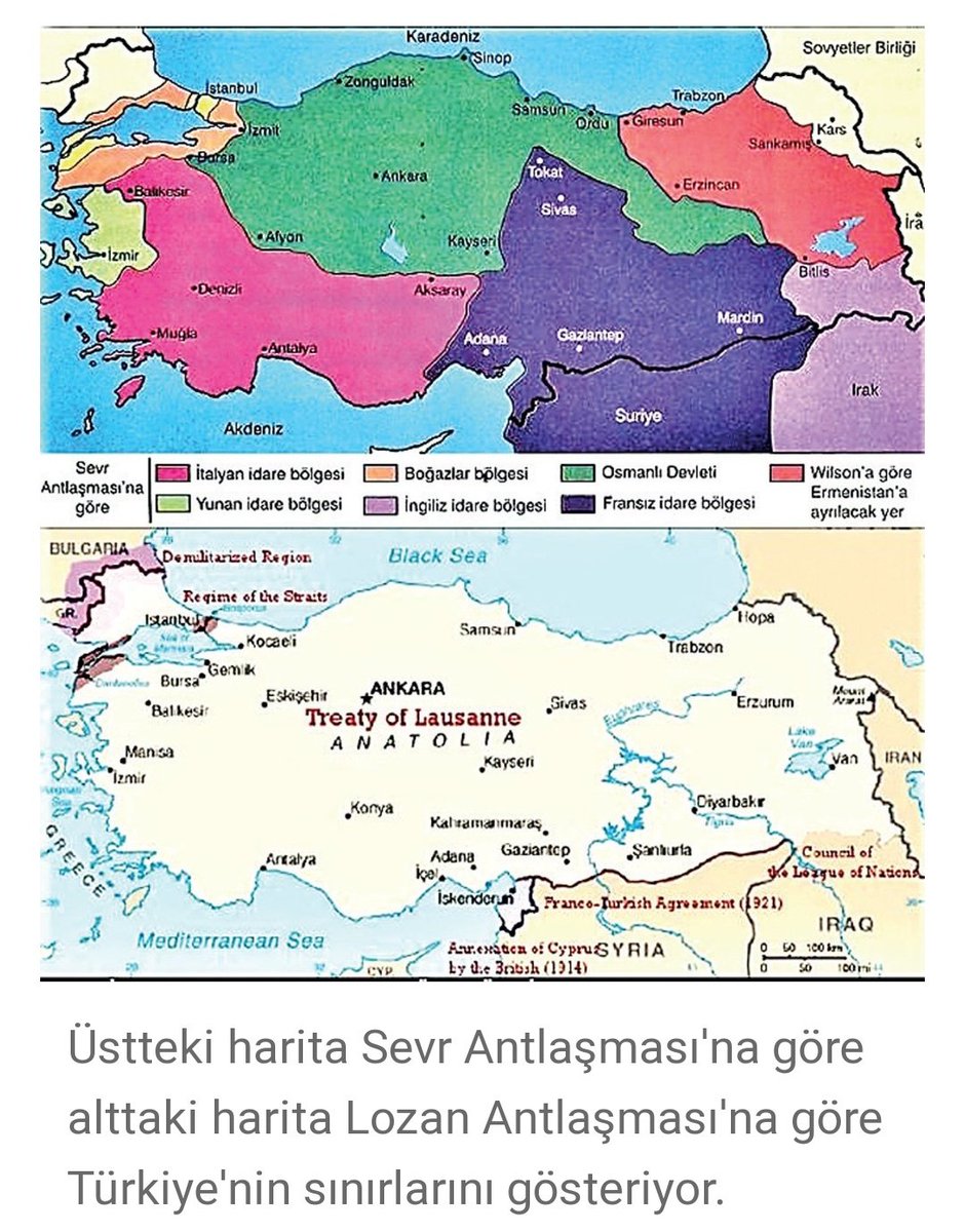 CAHİL MELİH! 
Bu yerler Lozan'da kaybedilmedi.
🔨Batum'u 1878'de Abdülhamit Ruslara verdi.1918'de kurtarıldı,1921'de kaybedildi
🔨Musul,Halep,Süleymaniye, Kerkük 1918'de İngilizlerce işgal edilirken padişah Vahdettin'di. 1925 Şeyh Sait İsyanı çıktı,1926'da Musul kaybedildi.