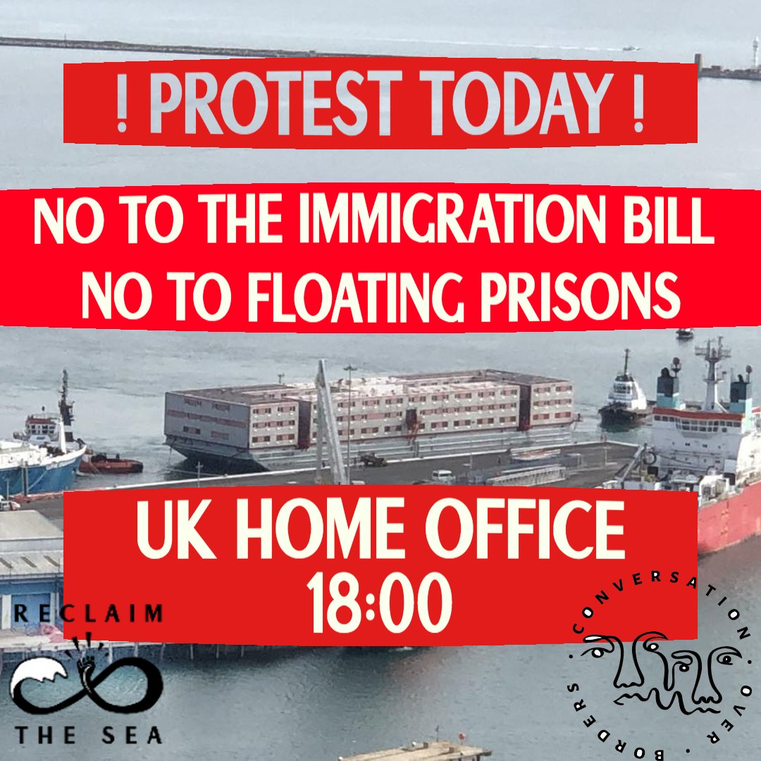Reclaim The Sea on Twitter "URGENT PROTEST TODAY 6pm UK HOME