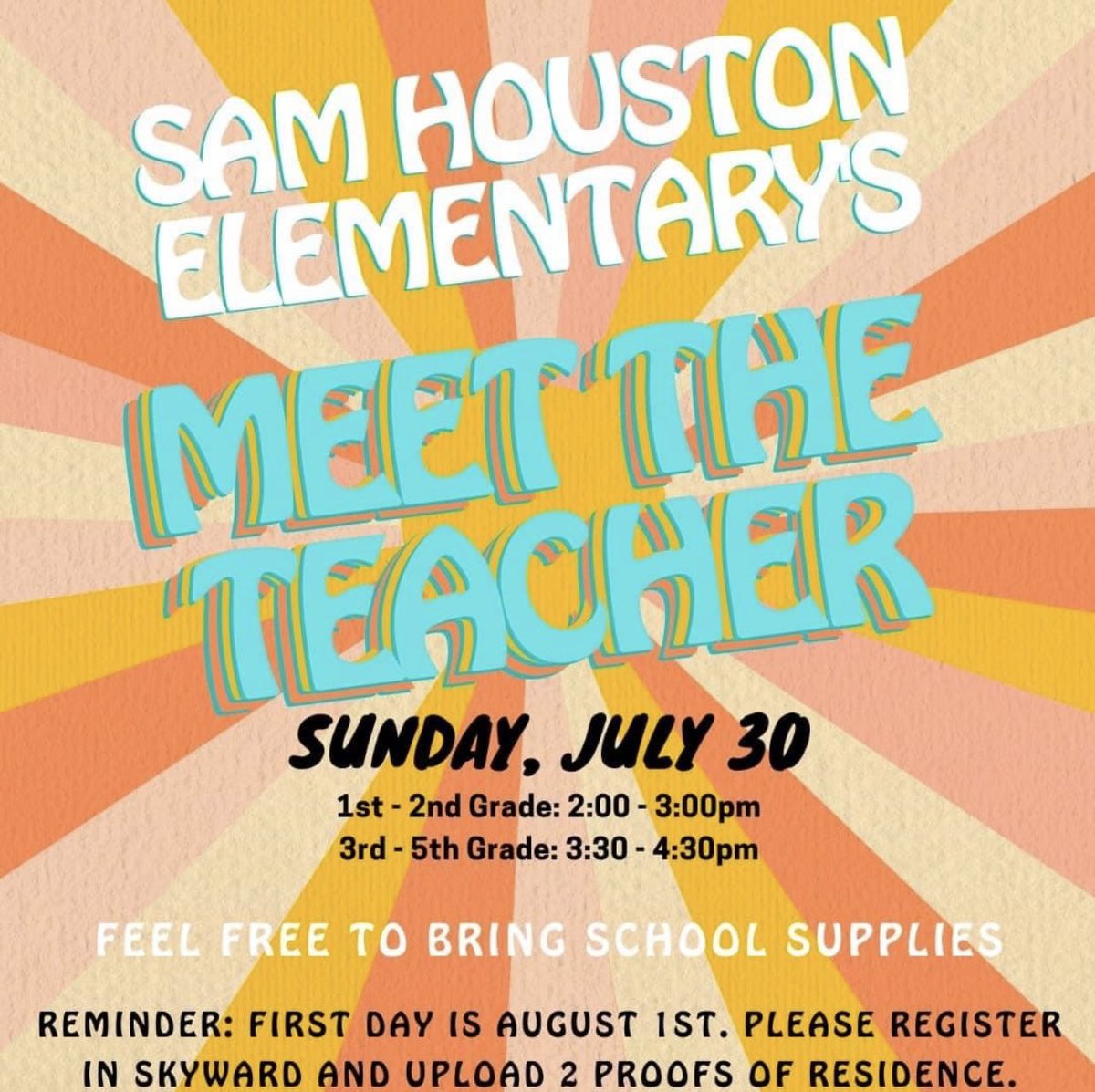 SAM HOUSTON ELEMENTARY 🐾 tweet media