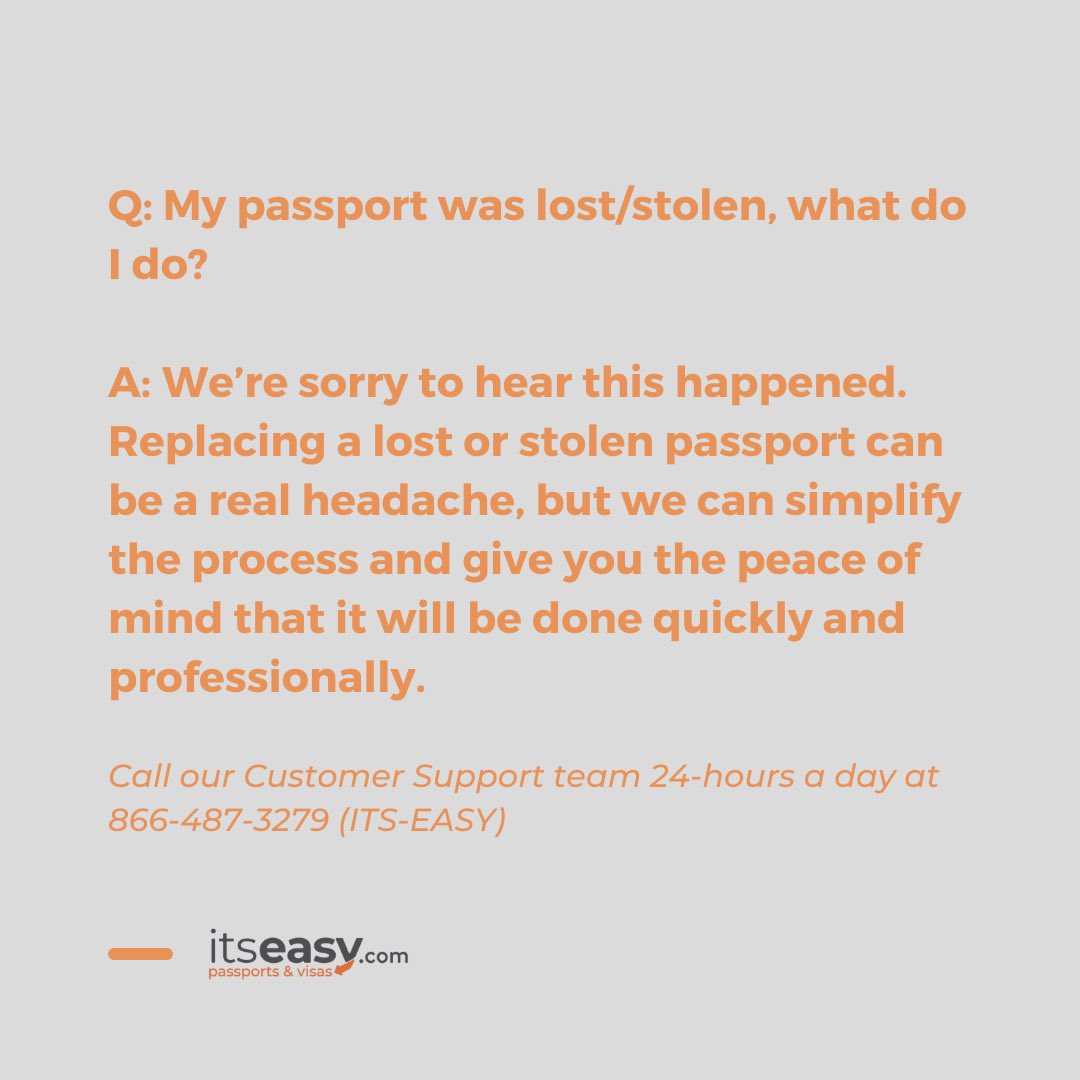 Whether it’s a new passport, a tricky visa to a foreign country, or both, ItsEasy.com is here to ensure that you can make it to that critical business event or bucket list vacation destination. To get started, call our Customer Support team at 866-487-3279 (ITS-EASY)