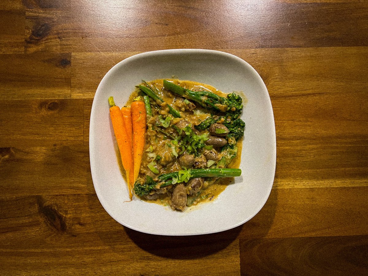 TheWarKitchen's tweet photo. Chicken hearts are in a class of their own. Feed it to anyone and they’d be amazed. They’d think it was a slice of chicken thigh, or a medium sirloin. It’s the perfect gateway drug to the world of organs. Nature’s multivitamin.
#WarKitchen
(we’re so back) https://t.co/7uanEkwTjH