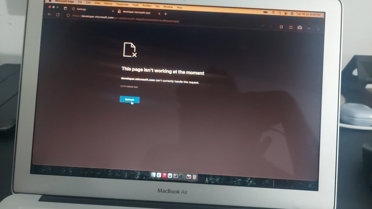 testwithmukul's tweet image. Hi @MicrosoftEdge
Please make this work or edit the message to "The page will not work for the all the moments in 24hrs"
#Microsoft #webdriver #selenium #testing #automation