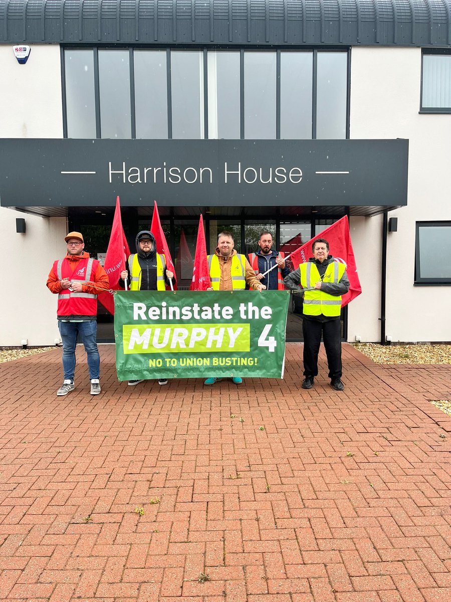 themurphy4_'s tweet photo. When @bestcompanies gave @jmurphyandsons an award for being the Best Company to Work For, did they take into account their dismissal of #Murphy4 workers in Limerick?

There will be no hiding place for anyone or any comapny who engages with Murphy until they #ReinstateTheMurphy4 https://t.co/C8ghCCSk4K