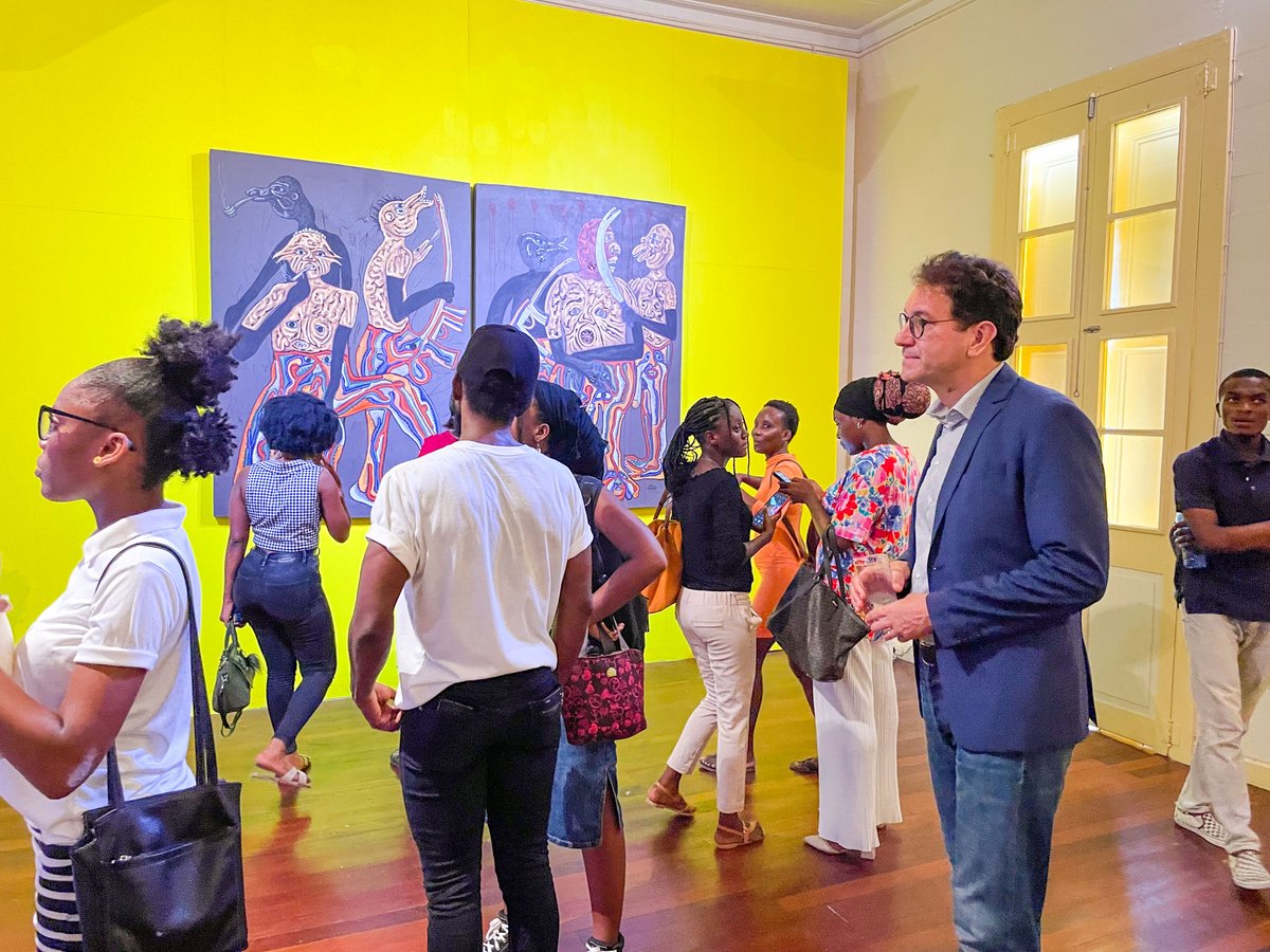 cda_haiti's tweet photo. Nous avons réalisé la restitution-exposition de l’atelier #cda le samedi 15 juillet 2023 à la Maison Dufort.

Cet atelier « est une belle opportunité de faciliter non seulement un lieu de rencontre pour les artistes, mais aussi un espace de réflexion et de création collective https://t.co/gzt0IvWJ14