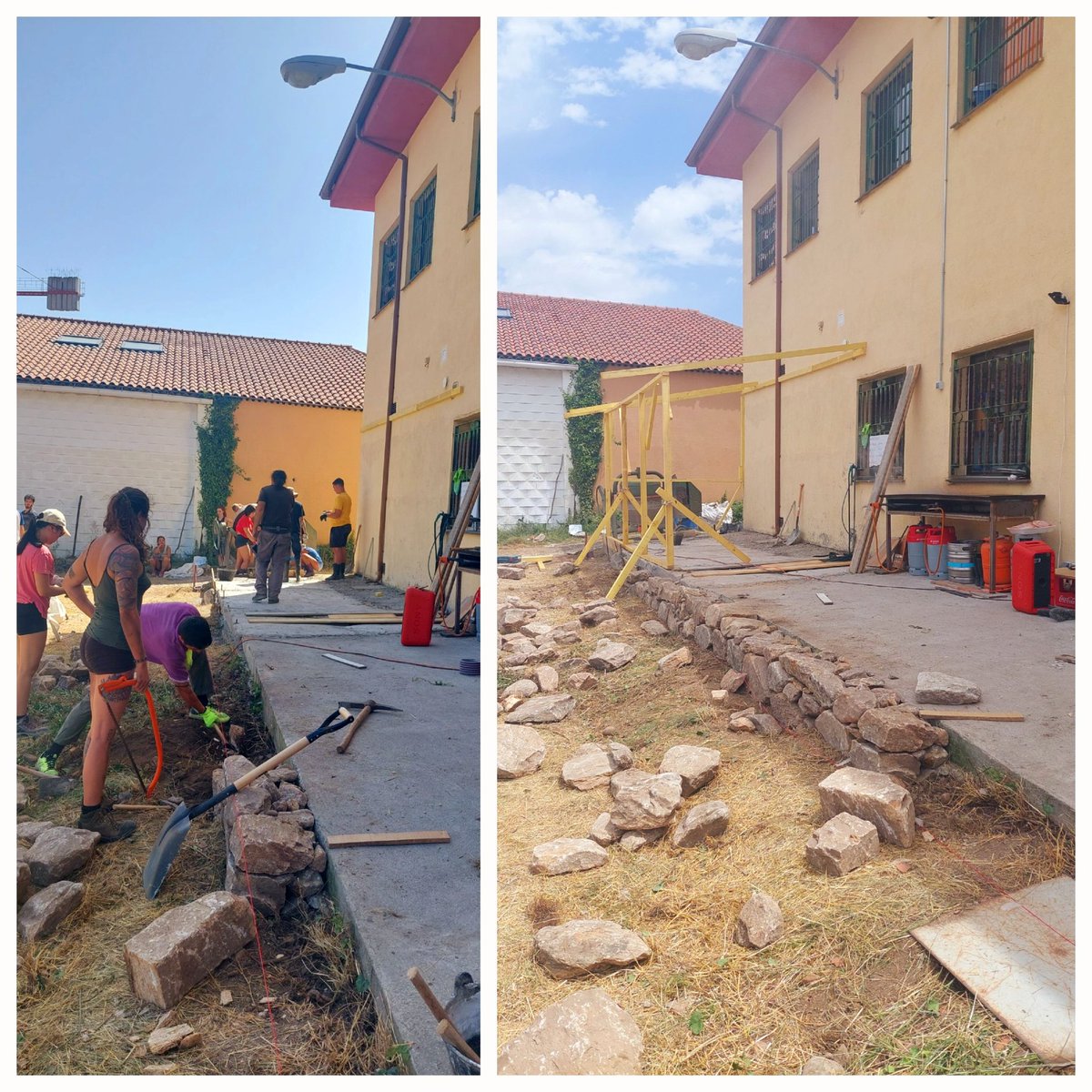 EduPatriCultura's tweet photo. #campodetrabajo #rascafria #asociaciónroblemoreno #piedraseca https://t.co/HeCZnjbe0F
