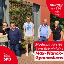 MengedeI's tweet photo. SPD-Ratsfraktion informiert sich am Max-Planck-Gymnasium über das Thema Modulbauweise
Bei einem Termin am Max-Planck-Gymnasium haben sich die Mitglieder der SPD-Ratsfraktion über das Thema Modulbauweise informiert.

https://t.co/itcLrxeP9p https://t.co/WbjKKQIx86