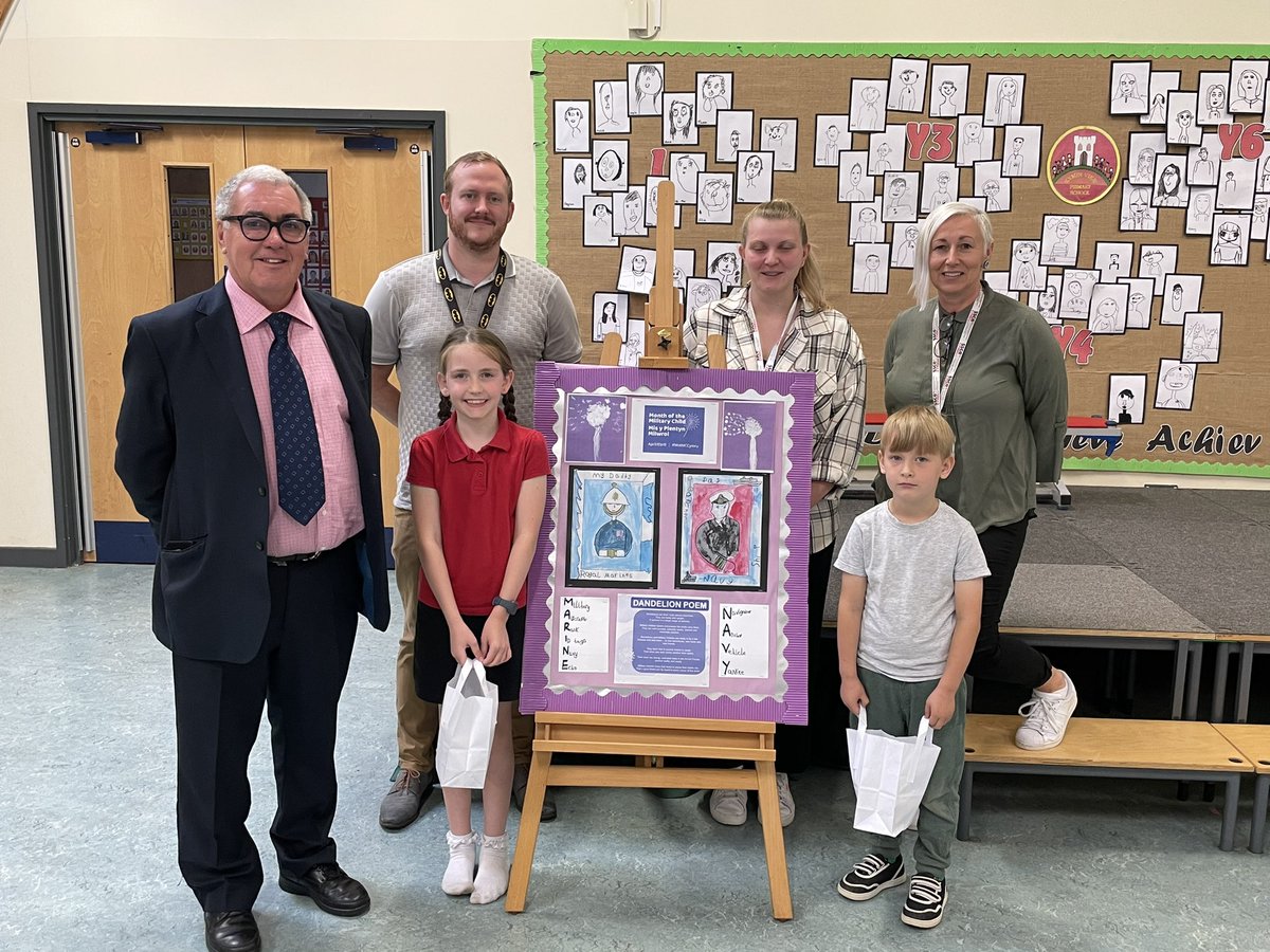 Congratulations to Kymin View’s service children 
Month of the military child art competition 🤩
<a href="/SSCECymru/">SSCE Cymru</a> <a href="/kymin_view/">Kymin View</a> <a href="/joeskidmore/">Joe Skidmore</a> <a href="/MonmouthshireCC/">Monmouthshire / Sir Fynwy</a> <a href="/NavalChildren/">Naval Children's Charity</a> <a href="/The_NFF/">Naval Families Federation</a>