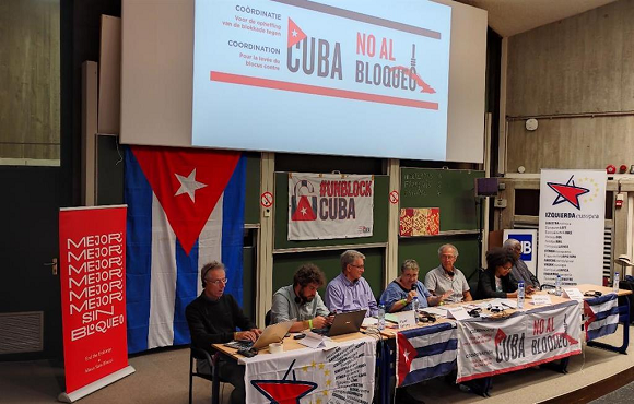 CISDorado's tweet photo. La Cumbre de los Pueblos Bruselas-2023 arrancó hoy con la denuncia del bloqueo económico, comercial y financiero que Estados Unidos impone a Cuba entre sus primeros temas de debate. @DiazCanelB, @CumbreCelacUE,@DpeSantiago https://t.co/aakjemZEPG