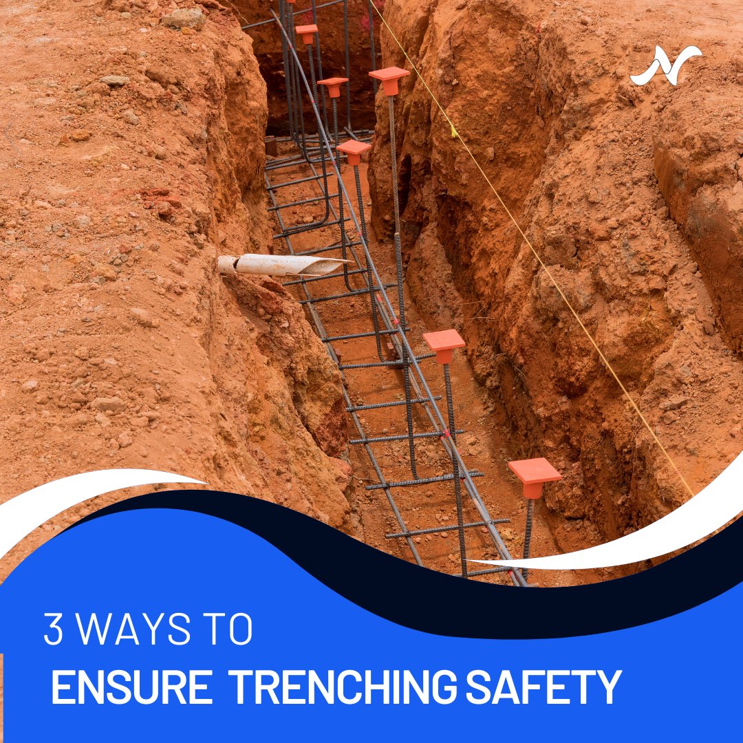 Trench hazards pose serious risks in excavation work. Here are 3 steps you can take to mitigate risks:
1️⃣ Provide safe entry/exit
2️⃣ Prevent cave-ins: slope, shore, shield
3️⃣ Watch for water & other hazards
Prioritize safety! 💪 #ExcavationSafety #WorkplaceSafety #NextWaveSafety