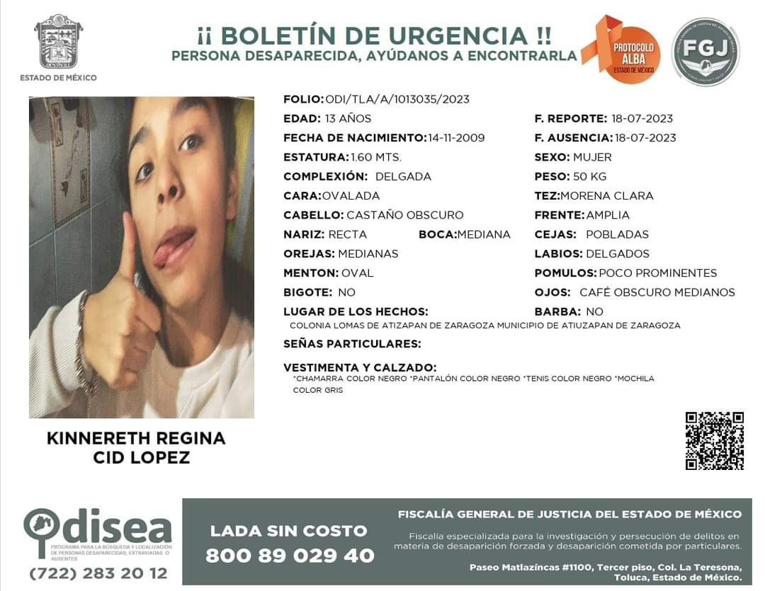 RossyDH85's tweet photo. AYUDA POR FAVOR!!!! Es amiga de la secundaria de mi sobrina, ayer salió de su casa y no ha regresado, esto en LOMAS de Atizapán #AlertaAmber https://t.co/sDJKQ5H2PU
