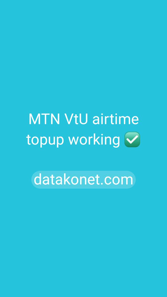 OladokunCodes's tweet photo. Enjoy cheap VTU and data subscription prices when you registered and fund your wallet on @datakonet 
#RenewedShege #peterobi https://t.co/RKehkjZ3XR