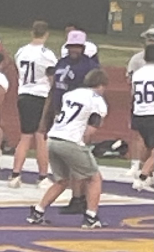 WebberWilson06's tweet photo. Learning the OL at Tennessee Tech @TNTechFootball https://t.co/wousUMhw7S