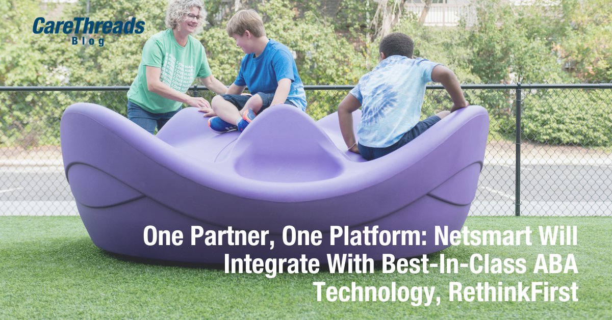 NetsmartTech's tweet photo. Did you know that 1.4 million children in the US have been diagnosed with #autism? With Applied Behavioral Analysis (ABA) being the gold standard treatment for individuals with autism and #IDD, Netsmart and @Rethink_First have joined forces to bring you a comprehensive platform that simplifies clinical documentation, enhances data collection and improves treatment outcomes. Hear from @TriciaZerger  to learn how this collaboration is optimizing #ABAtherapy like never before: https://t.co/f9AD9K6ZUf