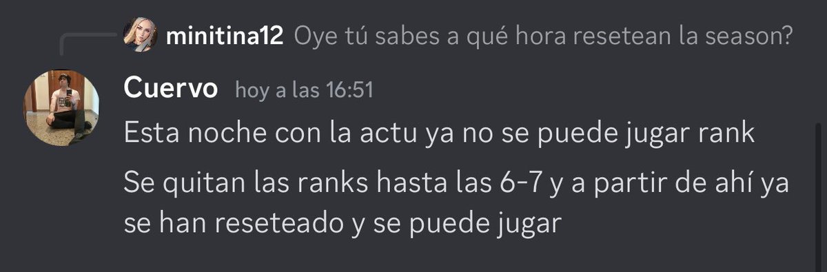 Gracias <a href="/Cuervesito/">Cuervo</a> por resolver la duda de media comunidad