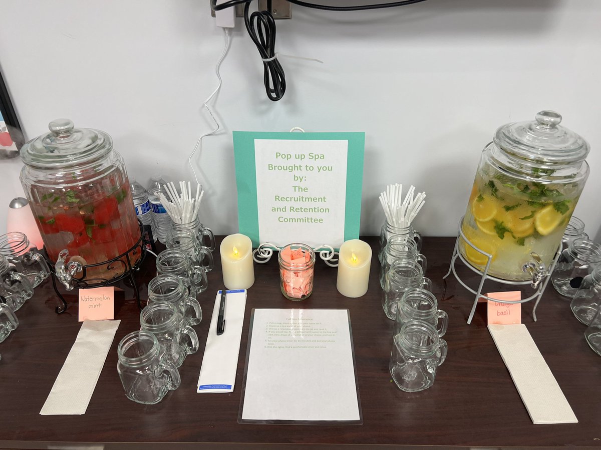 Pop up Spa today in the Bayview NICU  <a href="/HopkinsNeo/">Johns Hopkins Neonatology</a> #postroundswellness