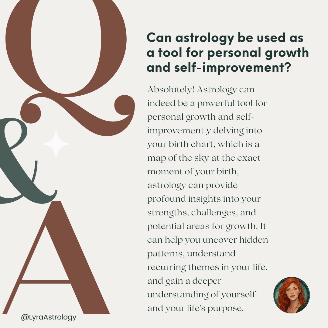 Can astrology be a tool for personal growth and self-improvement? Absolutely! 🌠✨ Delve into the depths of your birth chart, a celestial map uniquely crafted at the very moment you entered this world, and discover the universe's hidden insights about your journey.