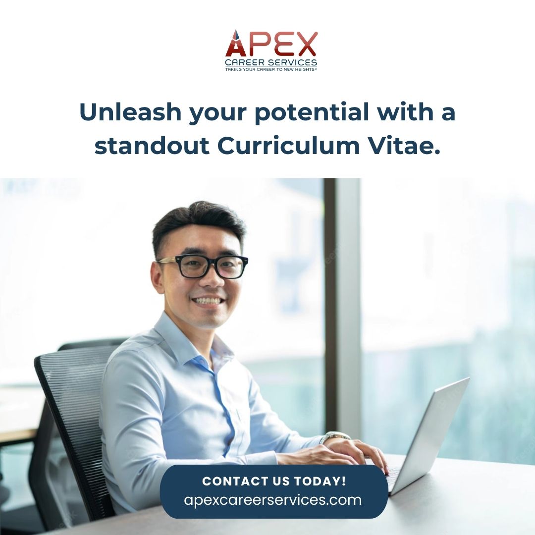 APEXCareerSvcs's tweet image. Make your expertise shine with a curriculum vitae that opens doors to academic and research opportunities. Visit apexcareerservices.com and let your brilliance be recognized! 

#CurriculumVitae #AcademicCareer #ResearchOpportunities #CVWriting #APEXCareerServices