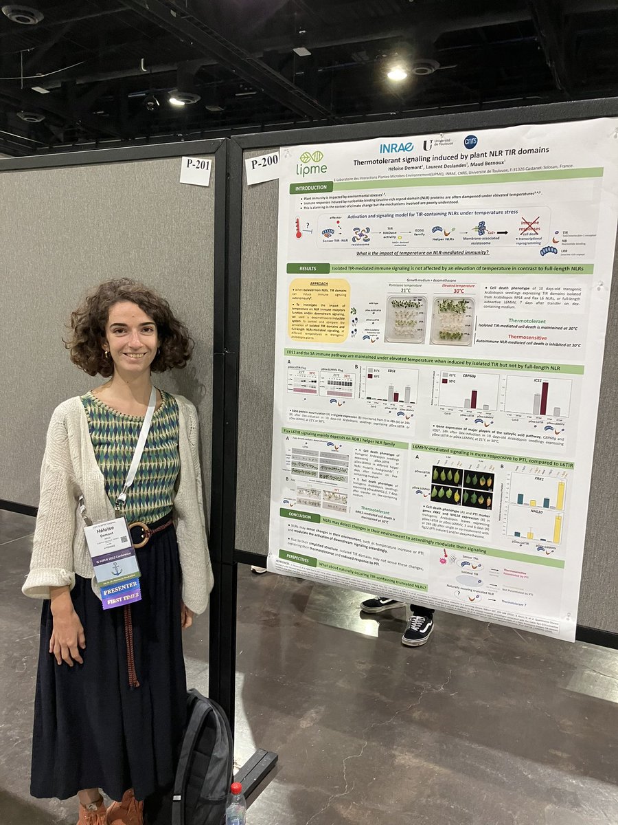 MaudBernoux's tweet photo. Come and meet #HeloiseDemont #2023ISMPMI @LIPME_Toulouse poster200 to discuss on the impact of temperature on #TIR signaling with her. https://t.co/hzkk4aZhIO
