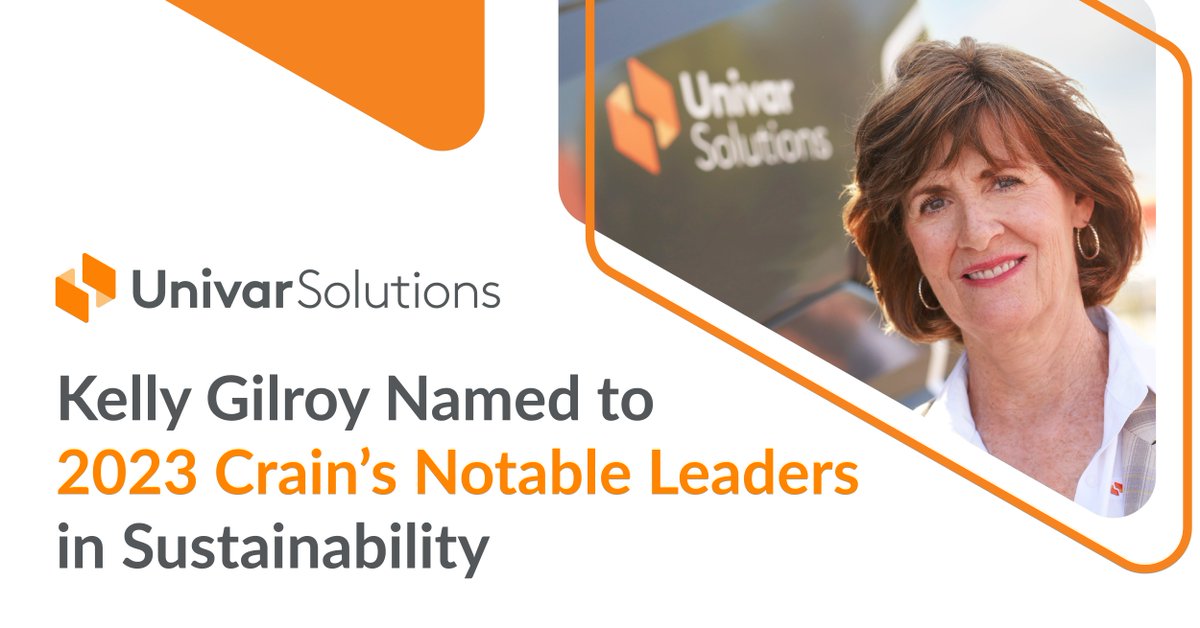 Congratulations to Kelly Gilroy, vice president of sustainable &amp; natural products, on being named to Crain's 2023 Notable Leaders in Sustainability 🌟 bit.ly/43wolBt 

#CrainsNotables #Sustainability #TogetherWeWin