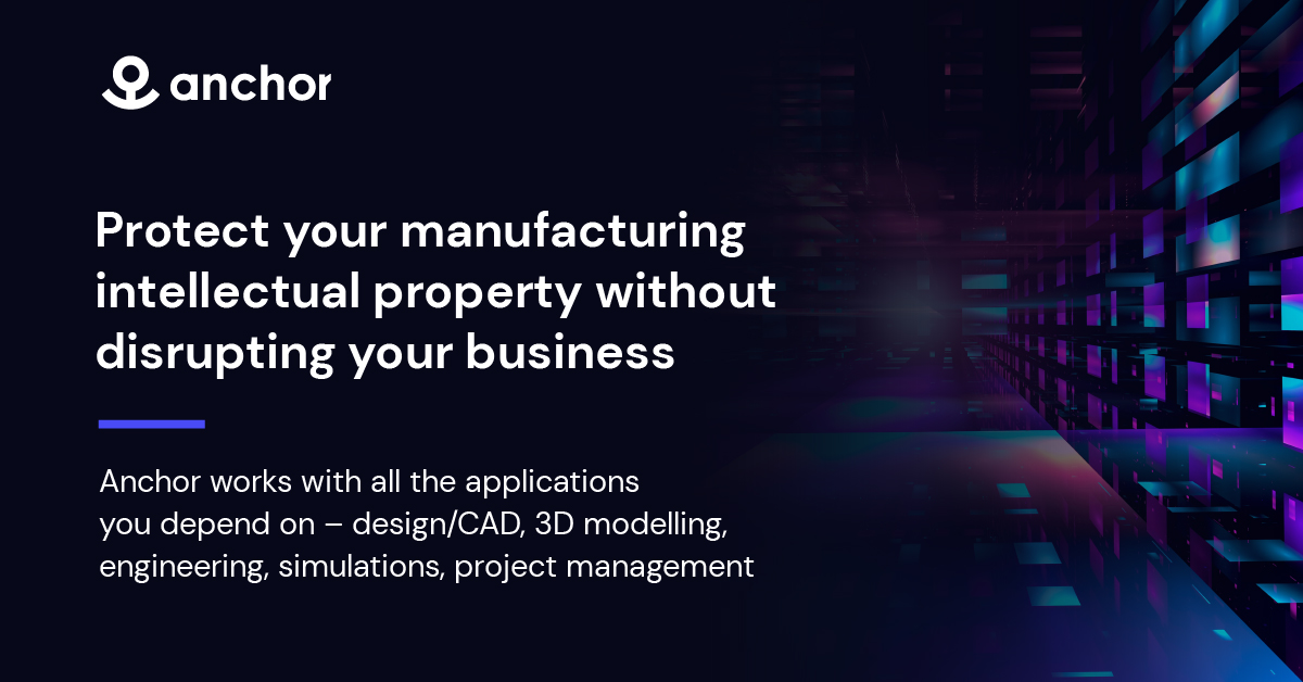 Are you prepared to protect manufacturing intellectual property from security threats as cybercriminals become more sophisticated? Anchor is here to help you secure critical data without disrupting business. See how. 

hubs.la/Q01WSMnf0

#manufacturing #dataprotection
