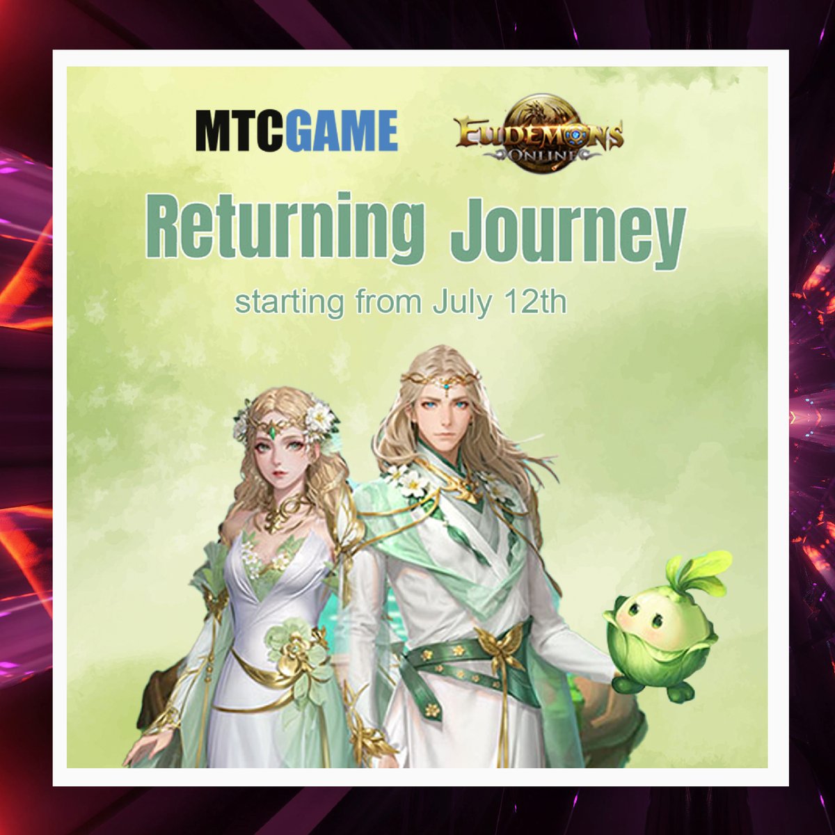 mtcgame's tweet image. 🌿 The Returning Journey starts July 12th! Experience the Elven City and Cronus once again. Get Netdragon Conquer Online codes at MTCGAME.com. #ReturningJourney #ConquerOnline