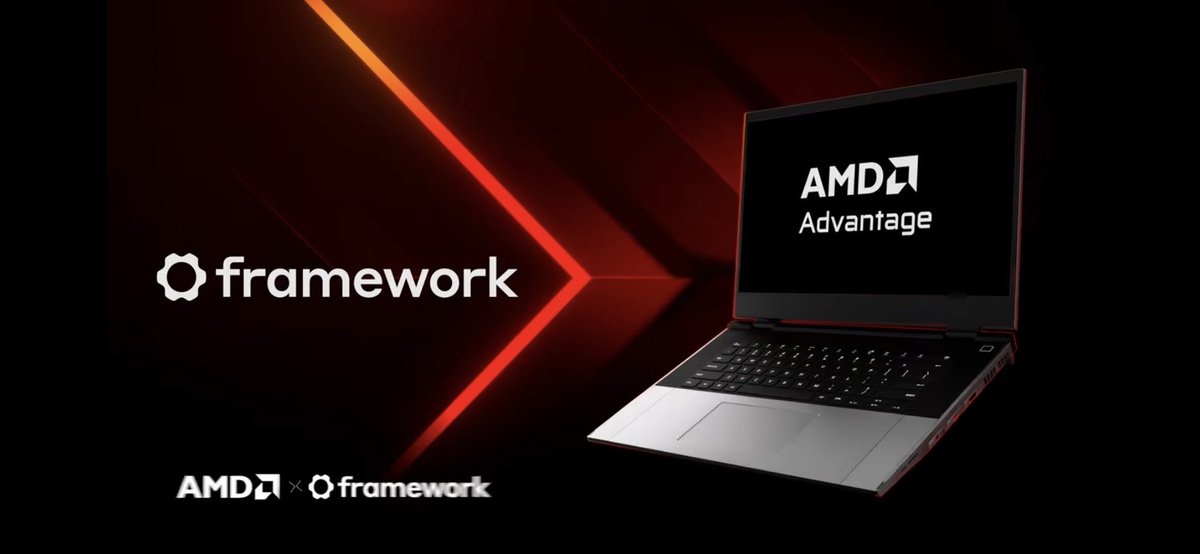I’ve been drooling over these <a href="/FrameworkPuter/">Framework</a> for months… &amp; now they are officially powered by <a href="/AMDPC/">AMD PC</a> 🎉 Can’t wait to get hands on with these laptops next week at <a href="/LTXexpo/">LTX Expo</a>  #AMDRedTeam