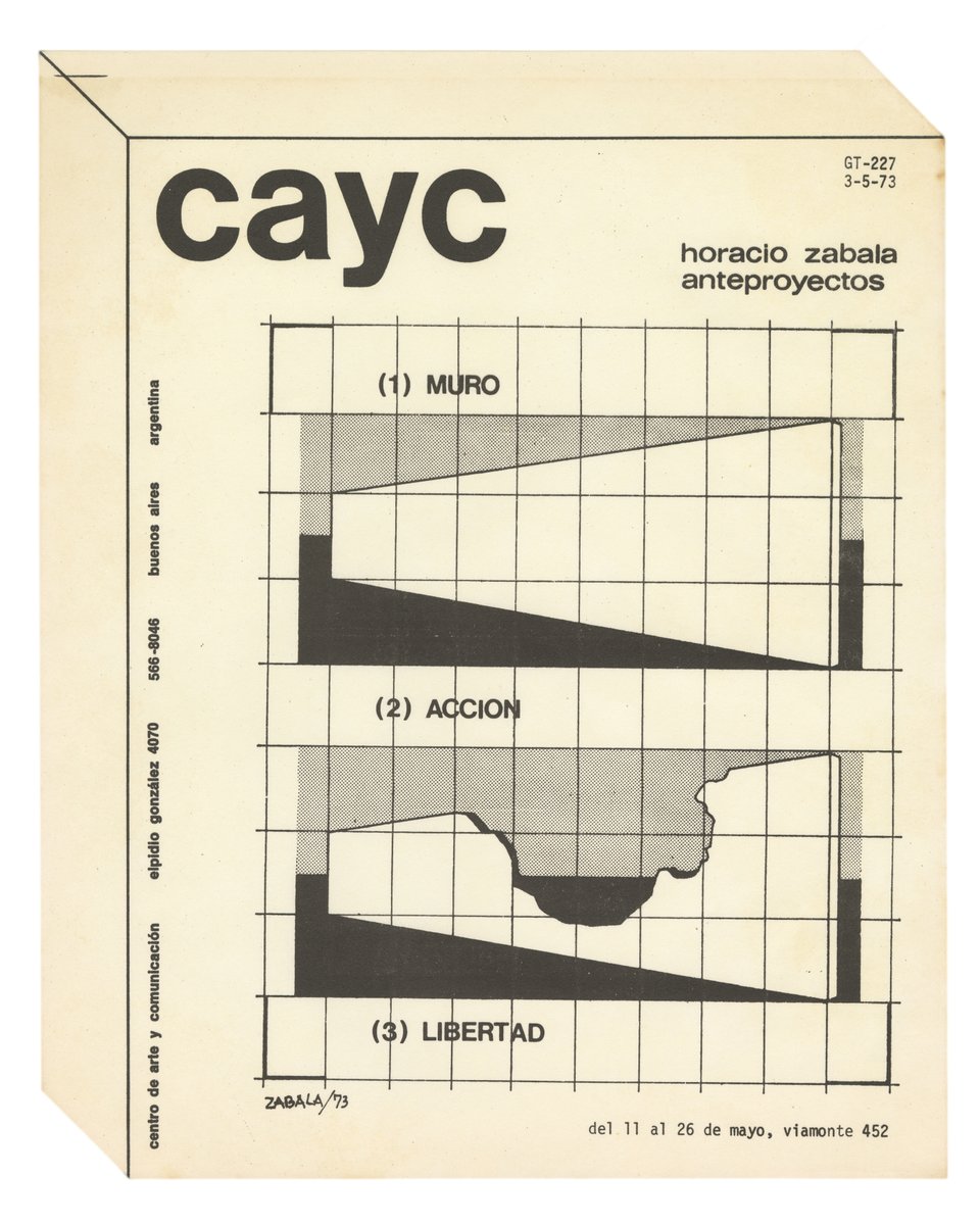 For the CAYC, the “Arte de sistemas” movement transcended its meaning over time from its initial preoccupation with process in art to refer to an essentially political art.
 
Visit the CAYC Files to explore newsletters related to “Arte de sistemas.” bit.ly/3r7bCr3
