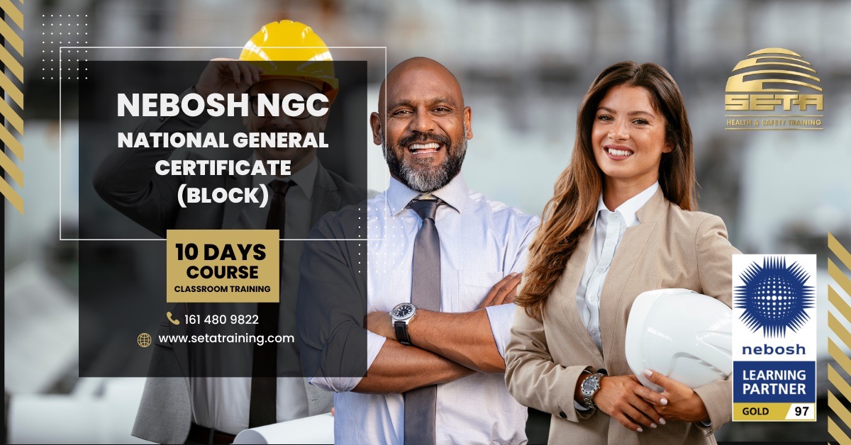 ✅NEBOSH National General Certificate (Block)
✅Course Dates (Weekdays) 13, 14,15,19, 20, 21, 22, 26, 27 &amp; 28 September
✅NG1 revision Day 29 September 2023
✅NG1 Open Book Examination 04 October 2023

Book now! setatraining.com/course/nebosh-… 
#NEBOSH #Manchester
