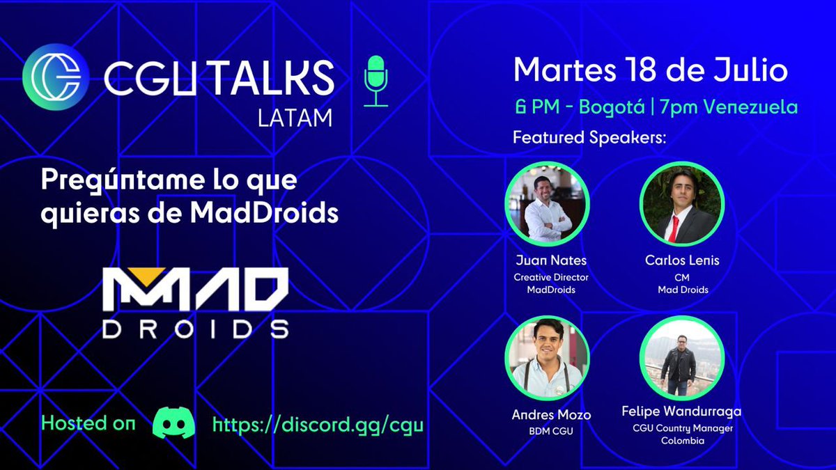 MadDroids's tweet photo. 👋 Hey, Devs!  Want to know about the current status of #MadDroids and upcoming updates?

Join us for an AMA with @CryptoGlobalUtd. ���

🗓️ Date: July 18, 2023 ⏰Time:  7 PM EST
📍Where: https://t.co/KURFRXlfZ0

Ask, learn, and enjoy! 🤩

#MobileGame #Web3Games #AR #Metaverse https://t.co/IbgrgOoCWQ