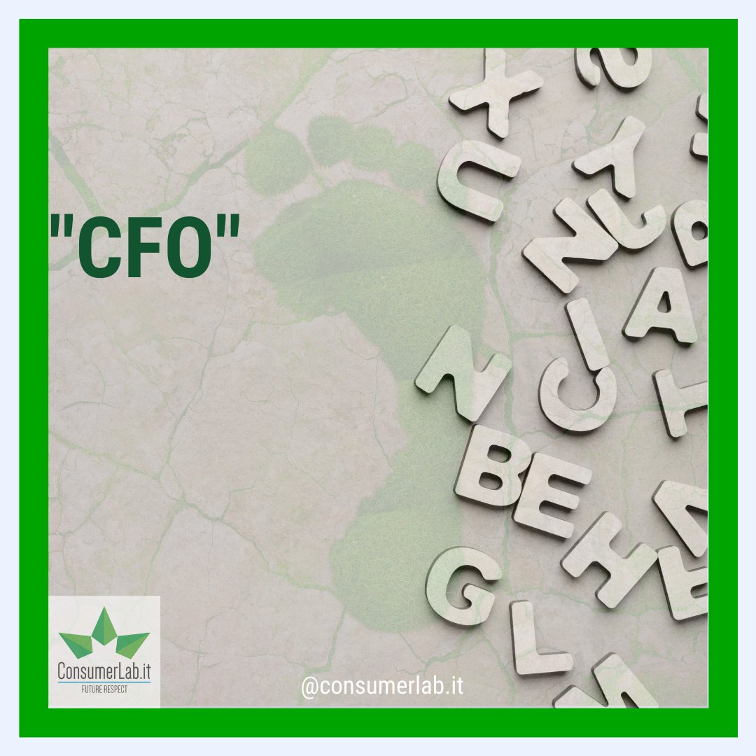 Per la Rubrica 🍀Glossario della Sostenibilità🍀 oggi vi parliamo di:

👉 CFO, ovvero Carbon Footprint di Organizzazione.

🔎 E' uno studio delle emissioni di #gas climalteranti (GHG) generate dalle attività aziendali in un anno di riferimento.