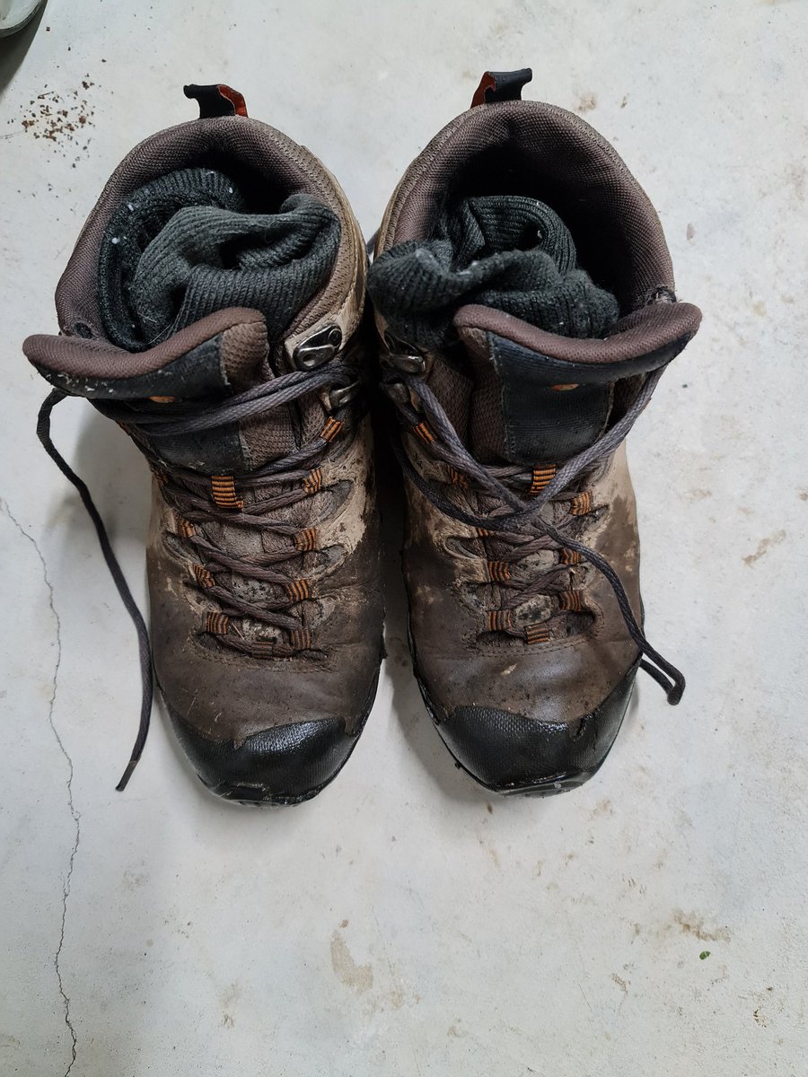 mnqw443's tweet photo. #shoestory Purchased this pair in July 07 in Auckland. Used as my main hiking footwear till 2022
Nelson hike NZ
Milford sounds NZ
Queenstown hikes
Franz Joseph glacier hike
Mt Timbertop
Lake George, NY
Denmark, WA
Are some of the hikes in this pair
Now my trusted work boots https://t.co/zXWHzCeu7Z