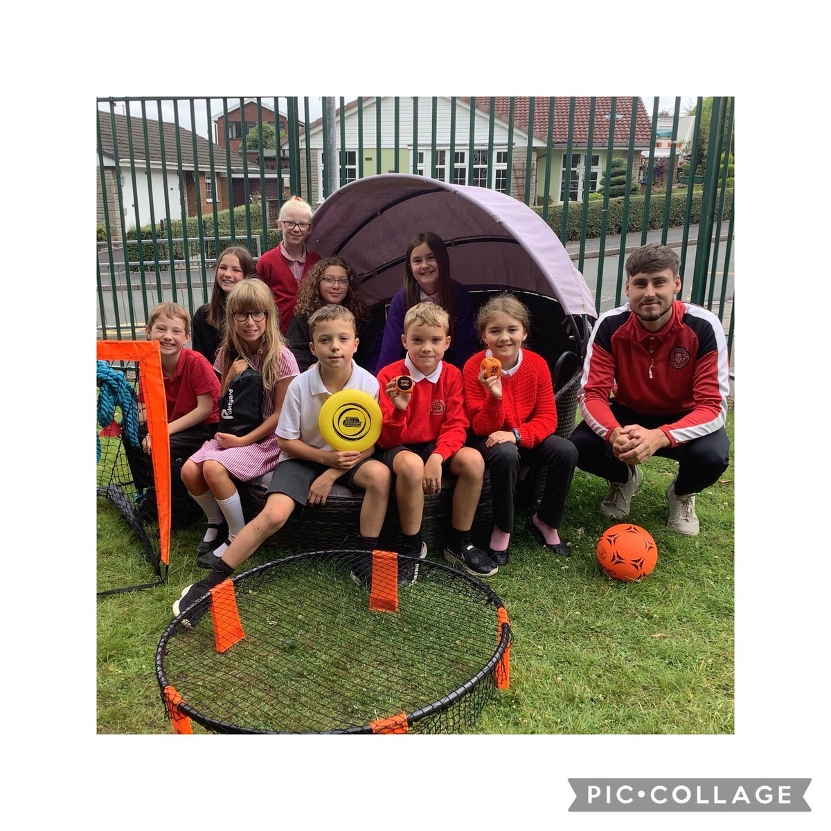 MillbrookWigan_'s tweet photo. Wow! We wanted to share the new sports equipment that we purchased with our SSOC sports shirt fundraiser. As you can see, we have some new activities to learn and have fun with😀Thank you to all those who took part👏 #mbpe #sportisfun https://t.co/D8Xh0pfwZs
