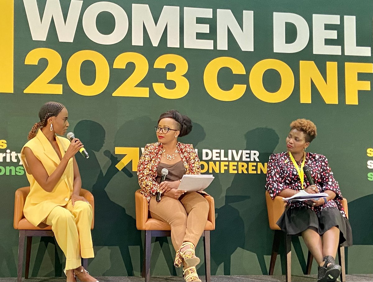 “For women, we’re so often evaluated by external factors rather than who we are. We’re so much more; we’re women of power, and we can impact and influence.” Agree, Zozi! 👏👏👏 @zozitunzi @WomenDeliver #WD2023