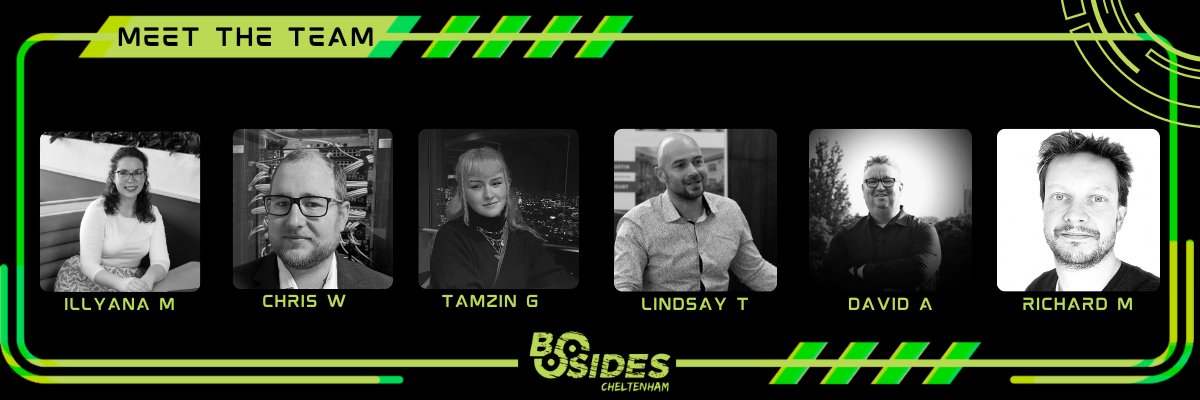 We have been a bit quite since June, but that doesnt mean we haven't been busy. We would like you to meet the 2024 BSides Team. You might notice we have a few new faces to help us make the event even bigger and better for next year.  
cheltenhambsides.org.uk/post/meet-the-…