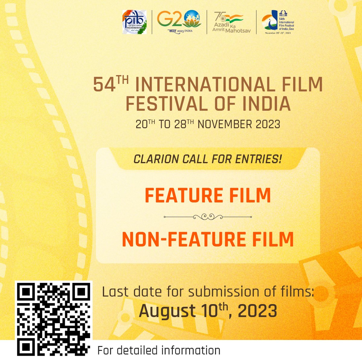 PIB India on Twitter: "Clarion call for entries!ð¢ ðð»NFDC opens entries