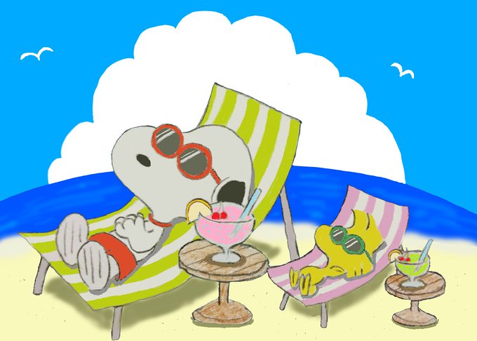 「beach beach chair」 illustration images(Latest)