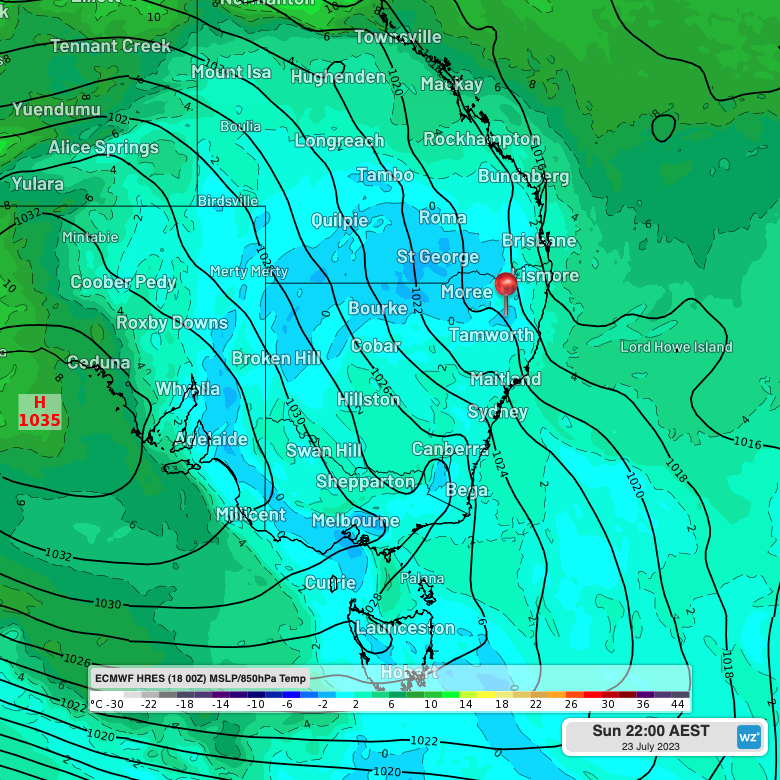 RT @andrewmiskelly: Forecast models toying with a northern NSW snowfall on Sunday/Monday. https://t.co/xsM2Oiz19E