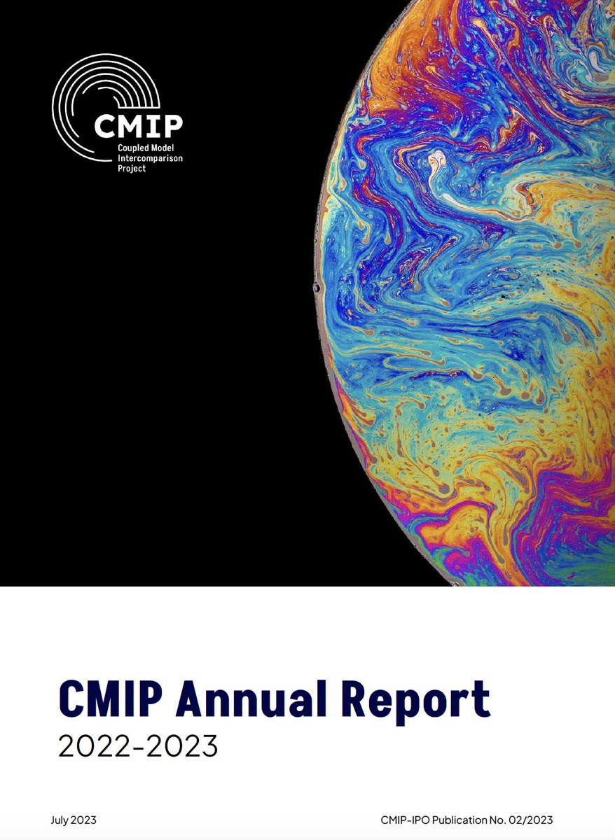The CMIP Annual Report 2022-2023 is here! Read the report on our #CMIP community on @ZENODO_ORG here 👉 zenodo.org/record/8101810