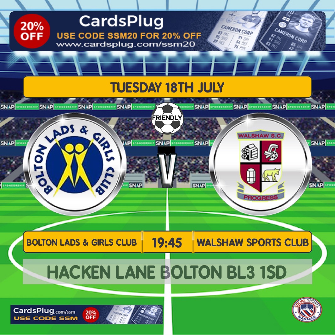 We take a squad to <a href="/BoltonLC_FC/">BLGC Mens Football</a> support always appreciated