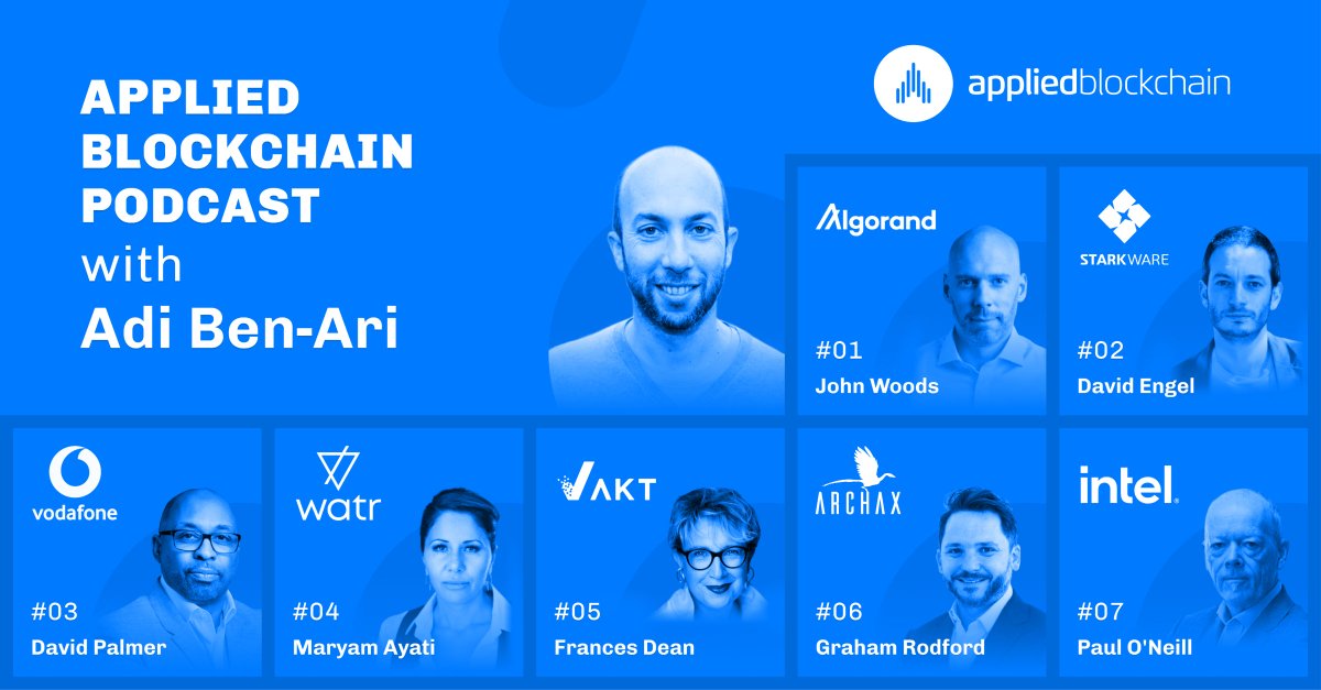 🎙️ 6 MONTHS | 7 EPISODES | 232 MINUTES | +3000 LISTENS 🎙️

It's hard to believe that six months have flown by since we embarked on our #podcasting journey with the launch of the very first episode of the Applied Blockchain Podcast.

Over the past six months, we have had the