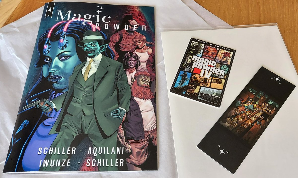 OldershawAngela's tweet photo. Woo Hoo! Look what arrived! The new #MagicPowder by @aJeffSchiller and @DAquilani 😍 https://t.co/dfAzw5UGIM