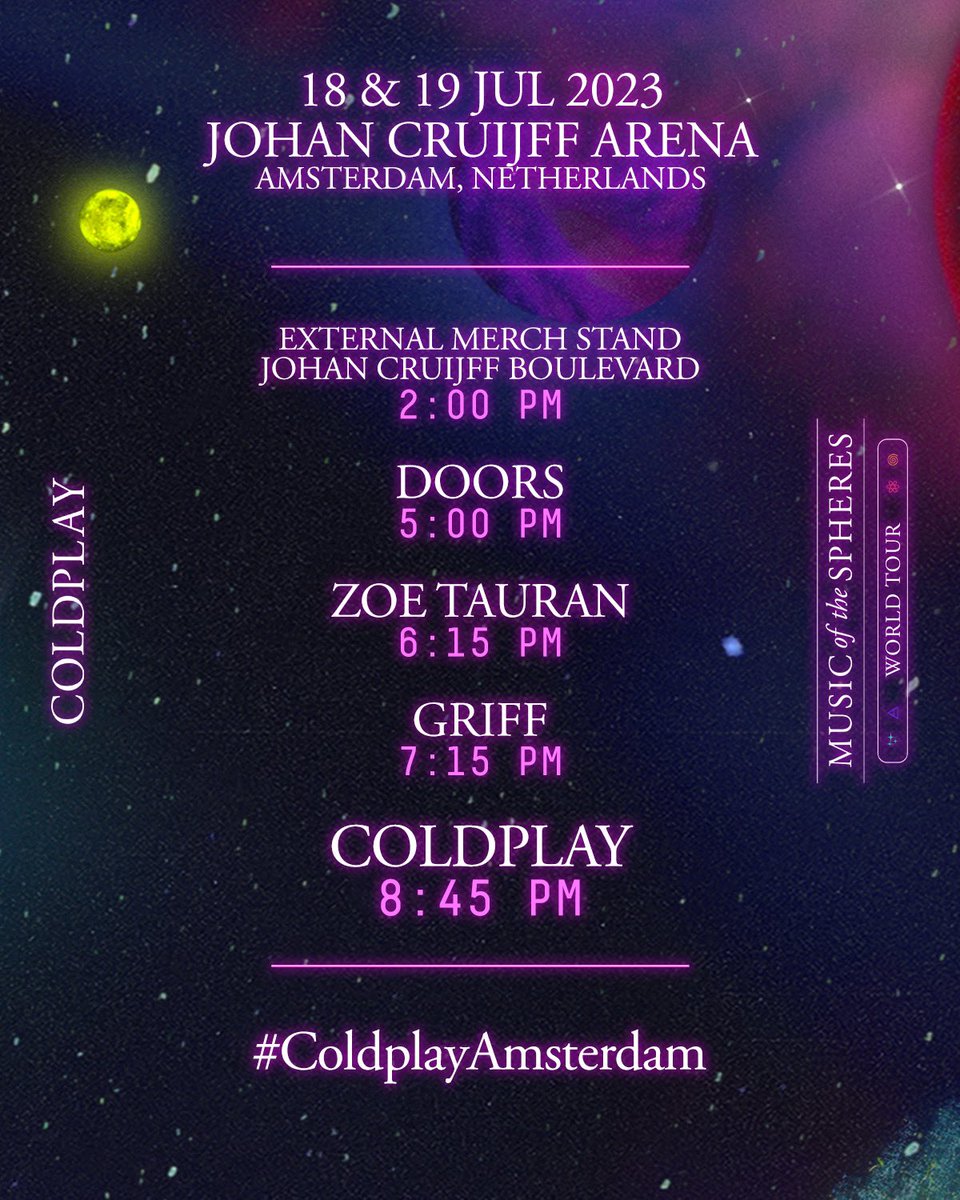 #ColdplayAmsterdam ✨