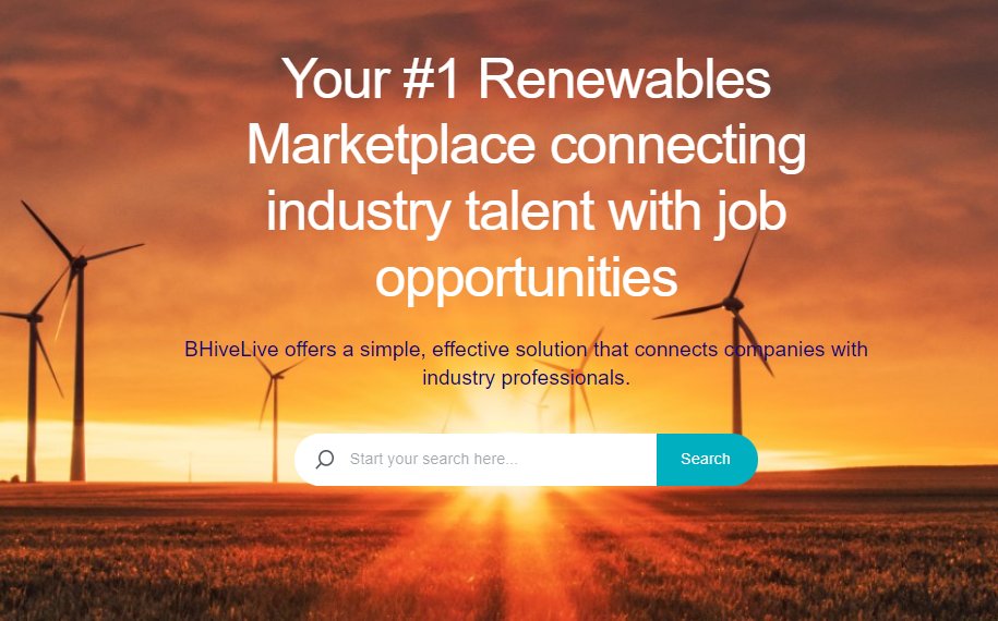 bhivelive's tweet photo. #recruitment in #renewables has a marketplace to help companies recruit faster using tech. 
#NuclearEnergy #Windenergy #solarenergy #Greenenergy https://t.co/fggdkBNc5X